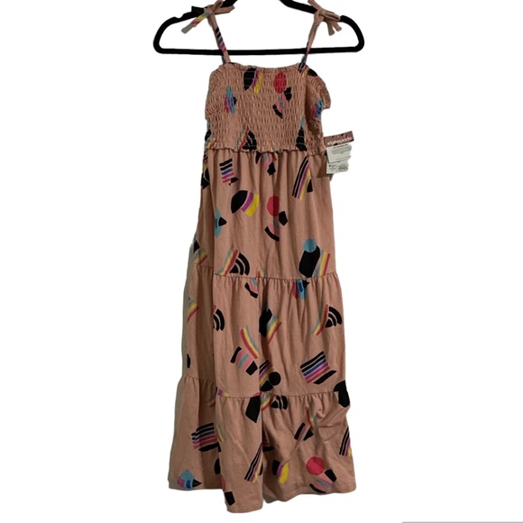 NWT Target Pride Kids' Sleeveless Abstract Rainbow A-Line Dress - Pink M - Picture 4 of 6